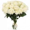 Фото товара 21 белая роза в Ирпени