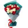 Фото товара 25 роз красных и белых в Ирпени