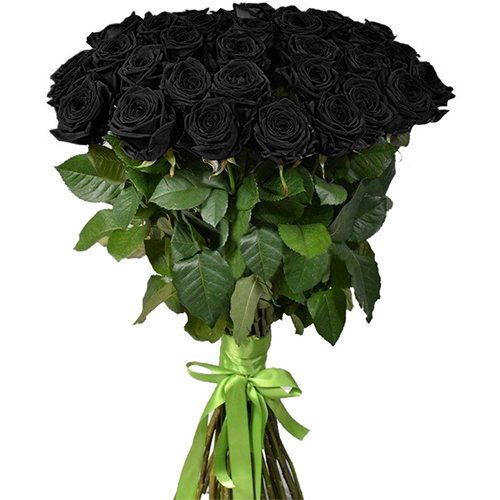 Фото товара 25 черных роз в Ирпени
