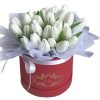 Фото товара 35 белых тюльпанов в крафт в Ирпени
