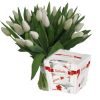Фото товара 101 красный тюльпан в коробке в Ирпени
