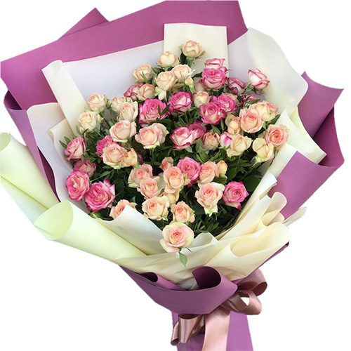 Фото товара 15 кустовых роз в Ирпени