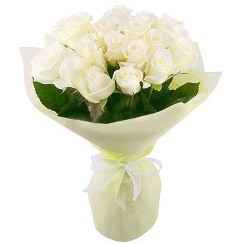 Фото товара 19 белых роз в Ирпени