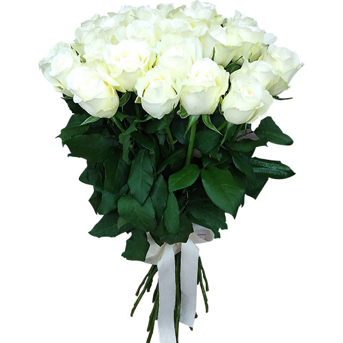 Фото товара 25 белых роз в Ирпени