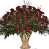 Фото товара Траурная корзина роз в Ирпени