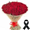 Фото товара 100 красно-белых роз в Ирпени