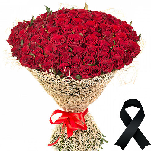 Фото товара 100 красных роз в Ирпени