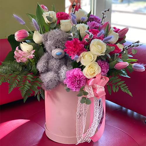 цветы и подарки к новому году в категории Шляпные коробки | «Ірпінь Роза»