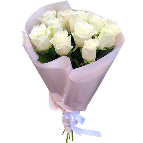 Фото товара 11 белых роз в Ирпени